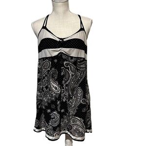 Bisou bisou  negligee , Blake/white, sz xlg